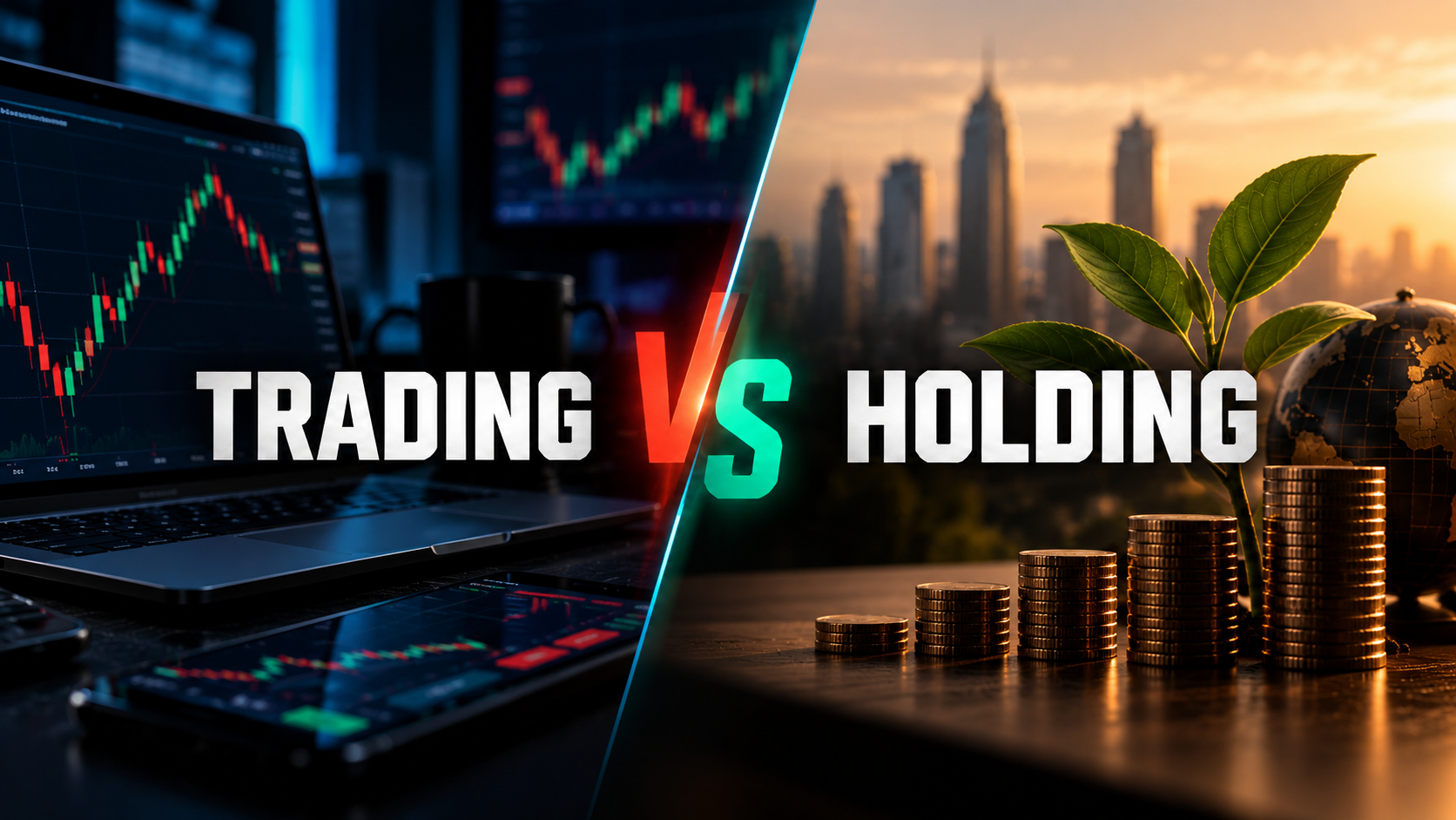 TRADING VS HOLDING