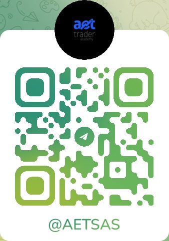 Telegram channel QR code for AET Trader Academy